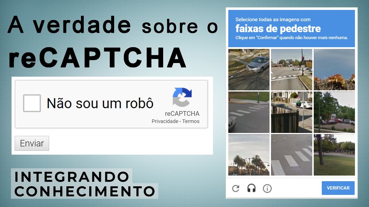 Não sou um robô! A verdade sobre o reCAPTCHA