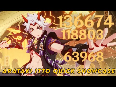 The One and Oni Arataki "Numero Uno" Itto DPS Build and Showcase