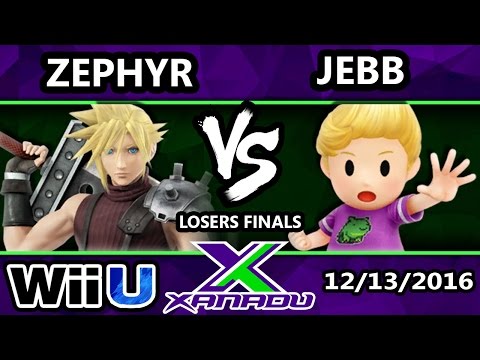 S@X 180 - Zephyr (Cloud) Vs. Ill | Jebb (Lucas) - SSB4 Losers Finals - Smash for Wii U - Smash 4