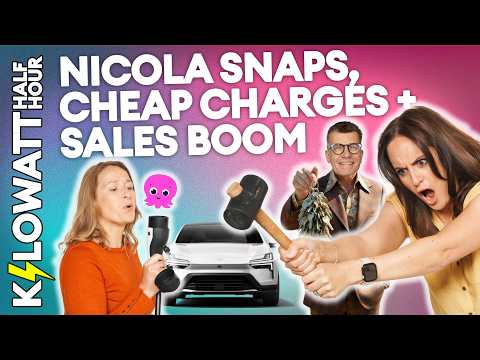 Thumbnail for Kilowatt Half Hour Ep 101: The EV that broke Nicola, charging prices SLASHED and EV sales boom! by Leapmotor