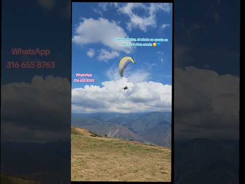 a volar parapente cañon del chicamocha Santander (barichara)