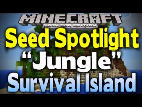 EPIC SURVIVAL: Minecraft Jungle Island Seed TU12