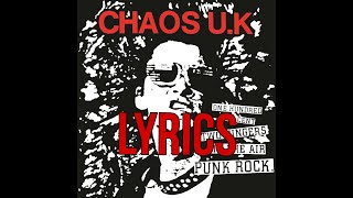 Chaos UK - Ronnie I Lyrics