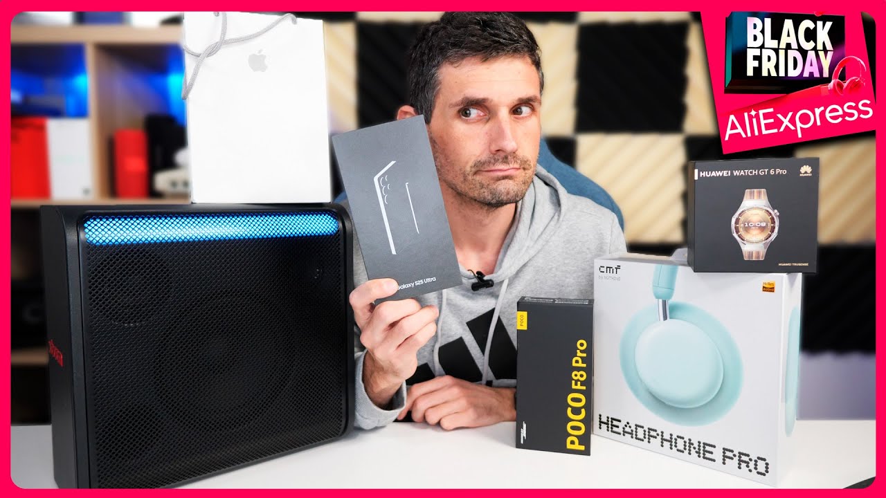 Las OFERTAS LOCAS de BLACK FRIDAY en Aliexpress [Samsung S25 ULTRA 687€]