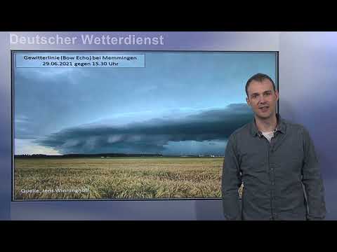 30.06.2021 Unwetterinformation Deutscher Wetterdienst