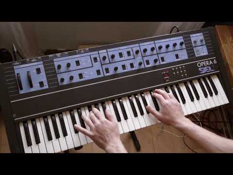 Siel Opera 6/DK600 Rare Vintage Analog Synth + Tauntek Mod + Wooden Sides + Original Case (SERVICED) Collector's Item 1984 image 22