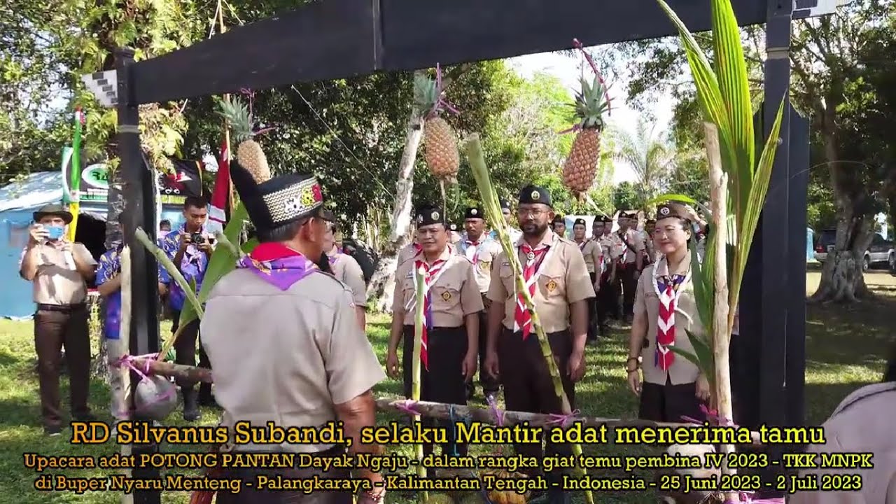 UPACARA ADAT POTONG PANTAN TB IV 2023 Palangkaraya Kalimantan Tengah part 1