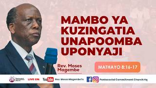Download lagu Mch Moses Magembe - UPONYAJI WA KIMUNGU: MAMBO YA KUZINGATIA UNAPOOMBA UPONYAJI mp3