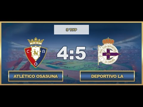 AFL17. Spain. Segunda. Day 5. Atlético Osasuna-Deportivo La Coruna