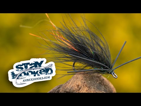 Ahrex - Black Woolly Bugger - tied by Martin Votborg