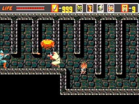 Revenge of Shinobi: Fastest way through the Labyrinth.