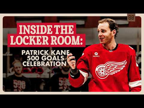 Inside the Locker Room | Patrick Kane 500 Goal Celebration