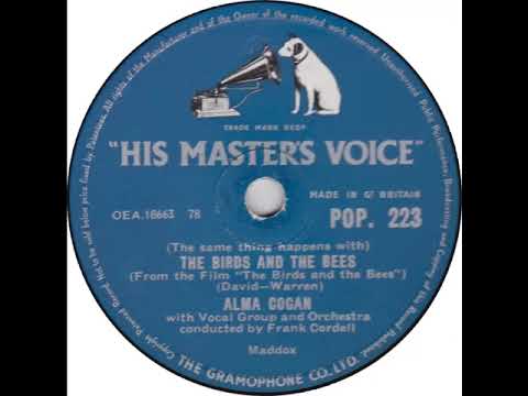 UK New Entry 1956 (109) Alma Cogan - (The Same Thing Happens With) The Birds And The Bees