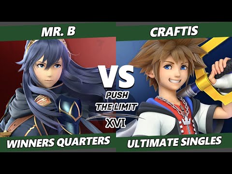 Push the Limit 16 Winners Quarters - Mr. B (Lucina) Vs. Craftis (Sora) SSBU Ultimate Tournament