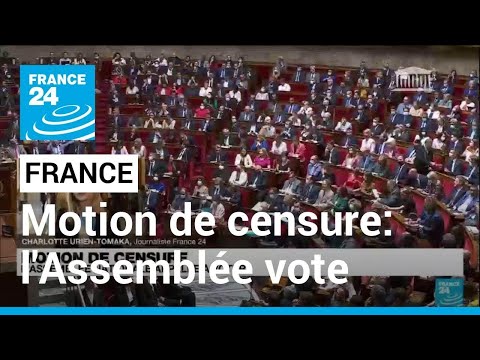 Motion de censure : l'Assemblée nationale appelée à voter • FRANCE 24