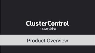 ClusterControl video