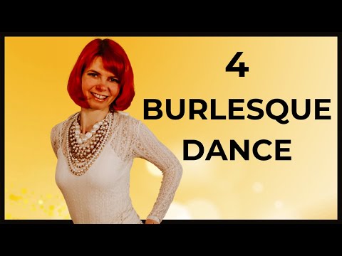 Sensual BURLESQUE DANCE Sequence in 4 steps- Burlesque Dance Tutorial