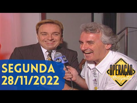 Operação Mesquita 28/11/2022 - Relembrando o Passado Bastidores do Domingo Legal + Acordando o Gugu