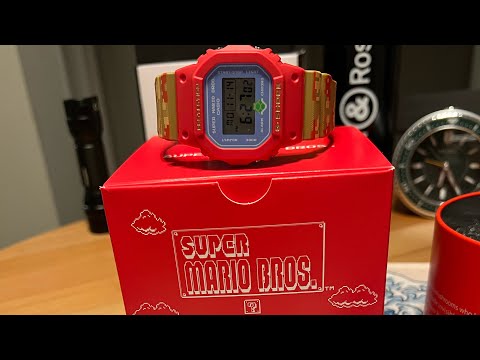 Unboxing and overview: G-SHOCK x Super Mario Bros. DW5600SMB-4