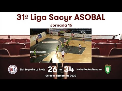 31ª Liga Sacyr ASOBAL J16: BM. Logroño La Rioja - Helvetia Anaitasuna 26-34