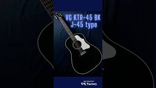 VG KTR-45 Black / AII Solid Body ＊ 60's J-45 Style Terada 2011 | DK Factory | Japan Vintage Guitars