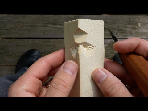 Wood Carving Eyes For Beginners-A Guide to Whittling Eyes--Knife Only
