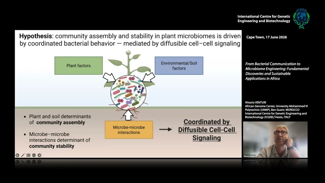 V. Venturi - From Bacterial Communication to Microbiome Engineering: Fundamental Discoveries...
