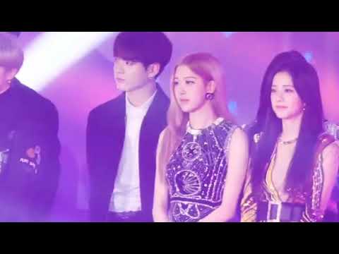 BTS Jungkook - BLACKPINK Rosé / MOONLIGHT (SBS Gayo Daejun 2018 Rosekook Moments)