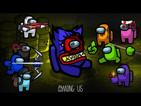 Among Us Zombie Ep 92 Huggy Wuggy Totally Defeated - Animation