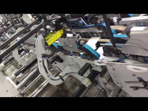 Z fold carton on Alpina 110