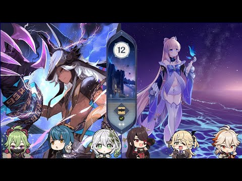 Spiral abyss 4.0 | C0 R1 Cyno hyperbloom & C0 Kokomi taser | Genshin Impact