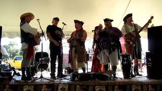 Skip Henderson and Rusty Cutlass sing Billy Bones at the St Augustine Pirate Gathering 2010
