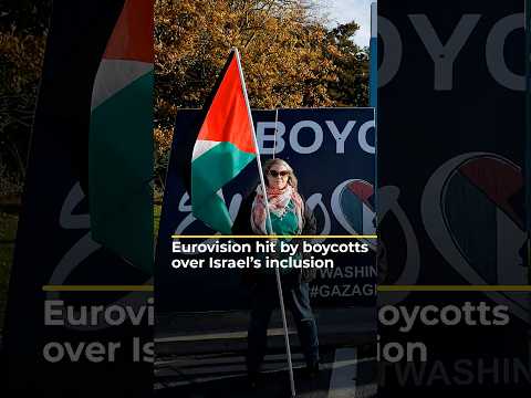 Eurovision hit by boycotts over Israel’s inclusion | AJ #shorts