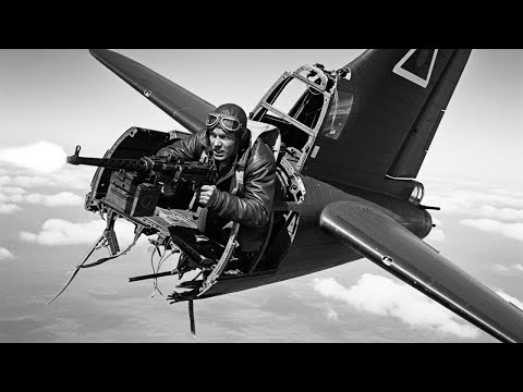 When Germans Cut His B-17 in Half at 24,000 Feet — He Kept Shooting All the Way Down