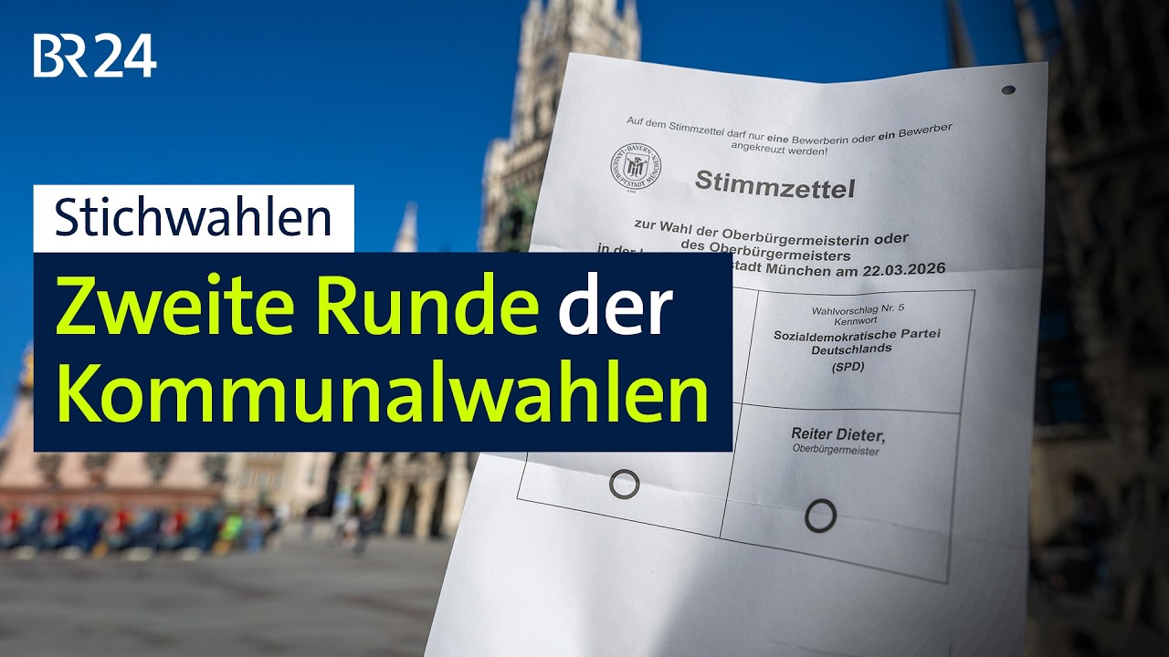 Stichwahlen: Zweite Runde der Kommunalwahlen | BR24