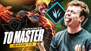 13- BRAND JUNGLE MON MAIN !! : UNRANKED TO MASTER HARD MODE