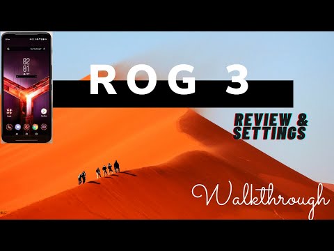 ROG PHONE 3 | Detailed Review & Settings Explained | Gaming & Battery Modes| Back Light Animations |
