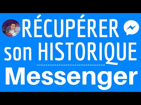 Part of a video titled RECUPERER HISTORIQUE Messenger, comment retrouver tout ...