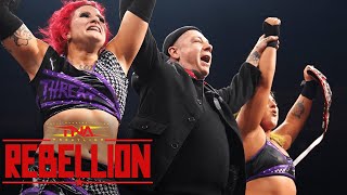 Rancid's Lars Frederiksen Leads Spitfire to Victory | TNA Rebellion 2024 Highlights