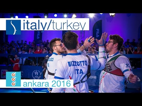 Italy v Turkey – Recurve Junior Men's Team Gold Final | Ankara 2016