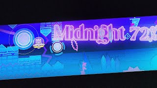 [NEXT HARDEST] MIDNIGHT 72% FLUKE FROM 58 | Geometry Dash 2.2