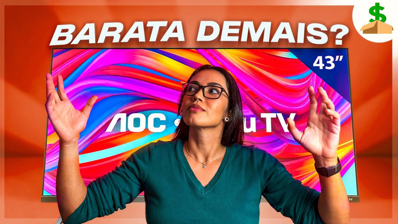 Miniatura da avaliação em vídeo de Smart TV AOC 43S5195 43 Polegadas