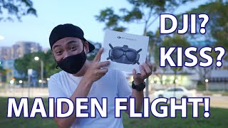 SWITCHING TO DJI FPV V2 AND FETTEC KISS!!!!! MAIDEN FLIGHT VLOG!!!