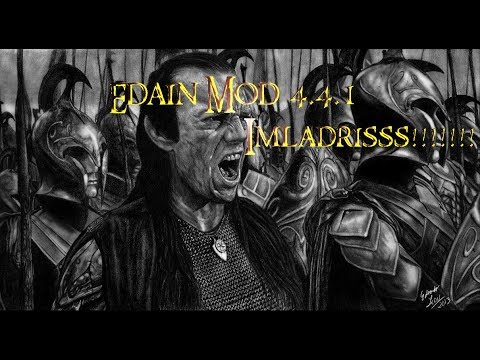 LOTR BFME2 ROTWK Edain mod 4.4.1 online 1v1 as Imladris!!!