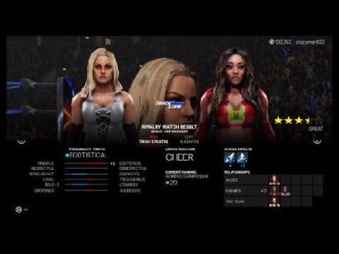 WWE 2K19 - Trish Stratus VS Alicia Fox