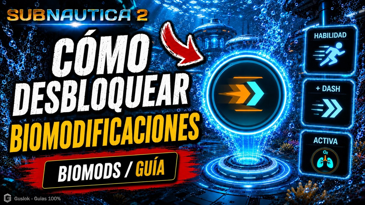 Cómo Desbloquear los Biomodificadores Fácil | Guía Paso a Paso Subnautica 2
