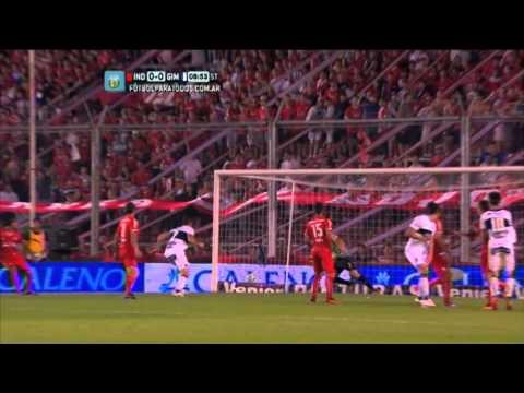 Rodríguez es figura. Independiente 0 - Gimnasia 0. Fecha 15. Torneo Primera División 2014. FPT.