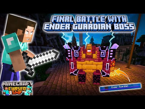 😱 BATTLE WITH ENDER GUARDIAN BOSS IN CURSED HEROBRINE WORLD | MINECRAFT CURSED SMP EP5 @TeddyGaming