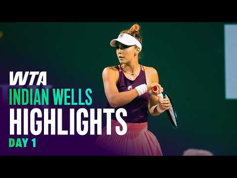 Day 1 in the desert | 2026 Indian Wells Round 1 | WTA Match Highlights