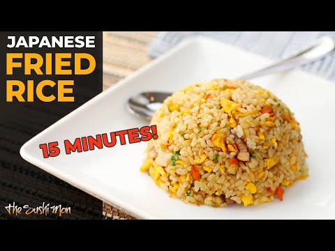 How to Make Japanese FRIED RICE with The Sushi Man